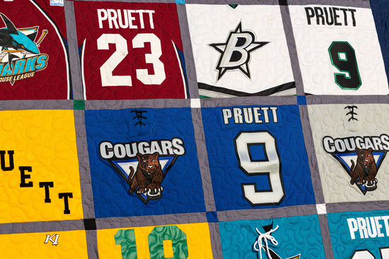 Half zoomed in picture of our jerseyblanket