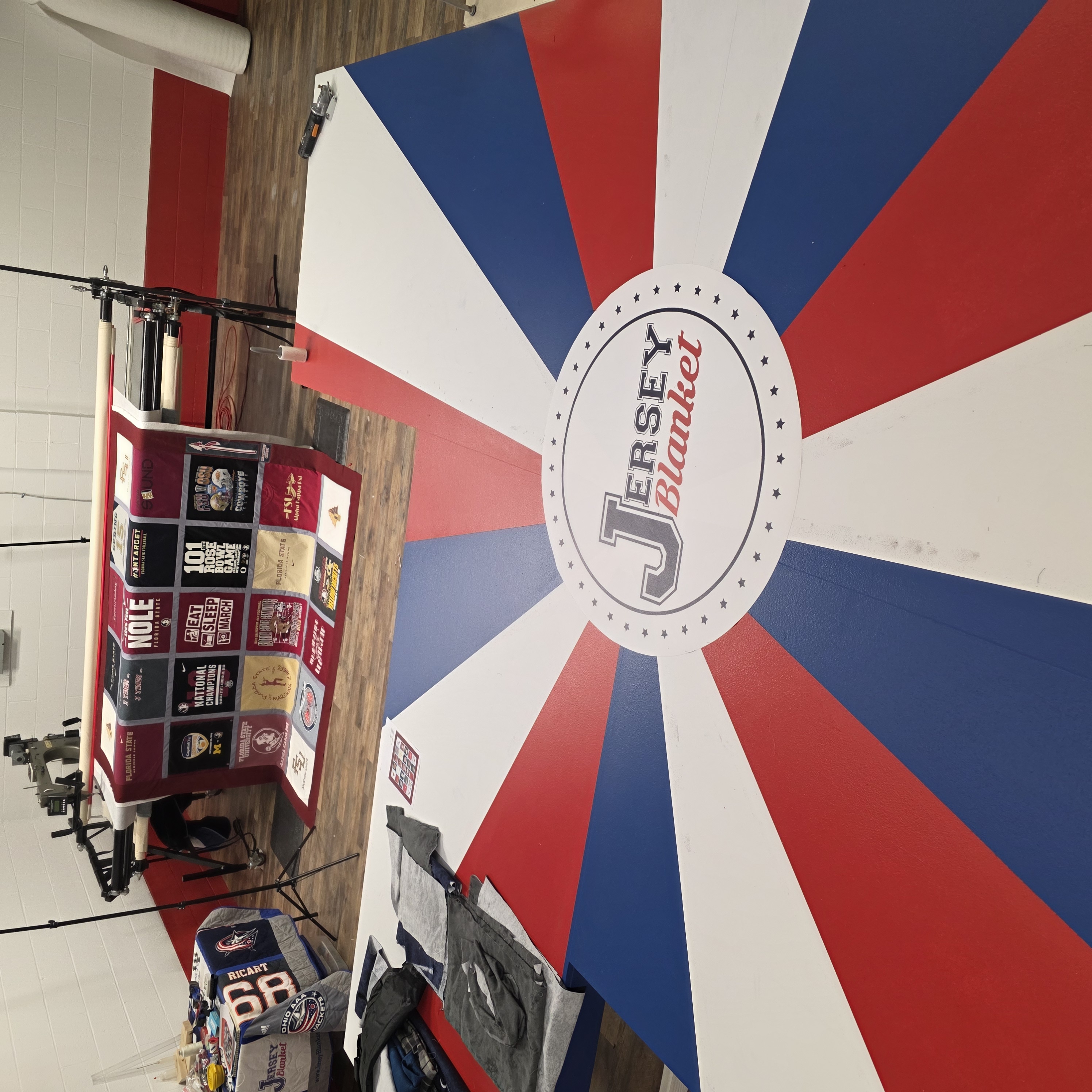 Stitch Arena overhead backdrop